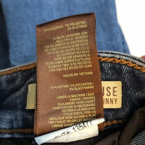 Kut From The Kloth Women's Jeans Size 4 High Rise Toothpick Skinny Blue Denim - Picture 8 of 11